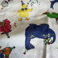 2 Yards 28” Wide Of Cotton Cartoon Children’s Fabric (661)