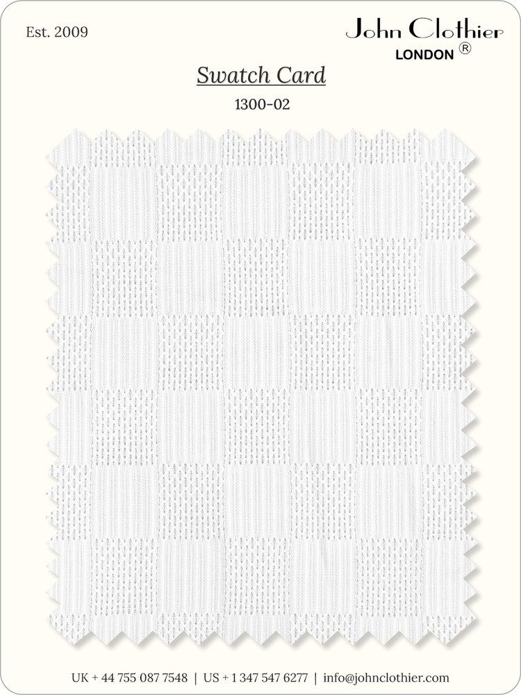 White Soft Textured Leno Check Fabric Sheer Openwork Dressmaking Yard 58″ Wide