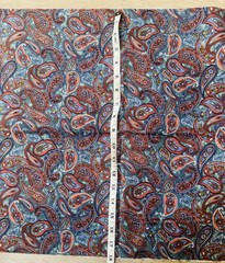 Timeless Treasure Paisley Quilting Cotton Fabric Half Yard Craft Sew Blue Reds