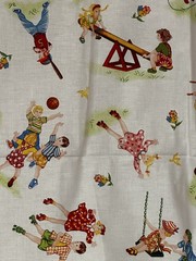 TEACHERS PET by RED ROOSTER FABRICS 100% COTTON 1yrd pc 36″x42″Vintage Children