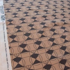 1/2 Yard Organic Cotton – End Papers | Chickadee Driftwood by Charley Harper