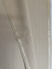 Priestley’s Vintage Tan Shadow Stripe Mohair & Wool English Suiting 2.8m 260g/m
