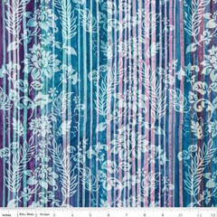 RBD ~ BT23027-284 ~ Express Yourself! Color Bands Raspberry Jade – by 1/2 yd