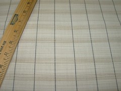 6 YDS PERENNIALS OUTDOOR INDOOR BLUE HAVEN PLAID UPHOLSTERY FABRIC FOR LESS
