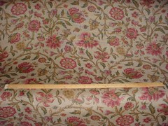 13-1/4Y Lee Jofa Mulberry FD202 Cambridge Linen Print Drapery Upholstery Fabric