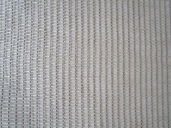 Tan Ivory Mesh Netting open weave Window treatment Cotton Threads Fabric 5yds
