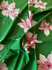 Authentic Top Italian designer Pure cotton luxury dress Fabric. Made in Italy