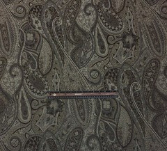OUTDURA PASHA CHARCOAL GRAY FLORAL PAISLEY OUTDOOR INDOOR FABRIC BY YARD