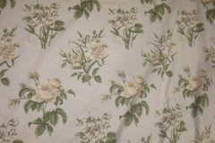 6.83 yds Scalamandre Fabric Fleurs Anglaise Floral Roses 100% Cotton 246″