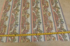 20″ Long, Vintage, Pastel English Country-Side Stripes, Concord, Kessler, V755