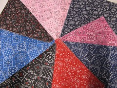 Patchwork Layer Cake Fabric~ (32-10” Sqs) “Bandana #1” Quilt Tops, Crafts,Sewing