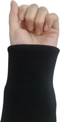 2 Pairs Knit Cuffs for Jacket, Seamless Rib Knit Cuff Extenders, Replacement …