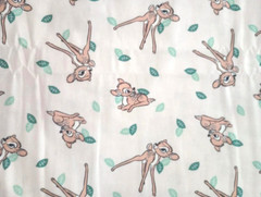 Bambi Fabric 9.5″ X 11″ Sewing Crafting Piece New