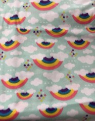 Blizzard fleece fabric Rainbow 2 Yards X 58”