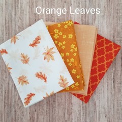 Fabric Cotton Fat Quarter Bundle of 4 – Choose from Fall Autumn Bundles