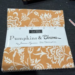 Lot of Halloween Theme 5×5 Quilt Squares 4x Fat qtr