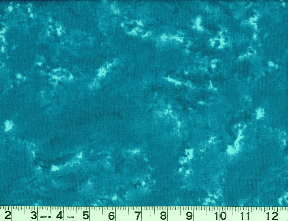 Unique Dark Teal on Teal Blender Quilting & Sewing Fabric 1/2 Yard #2260