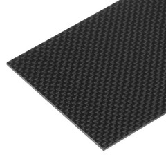 1 PCS Carbon Fiber Sheet 125x75x1.5mm Glossy Flat Board Plate Plain Weave