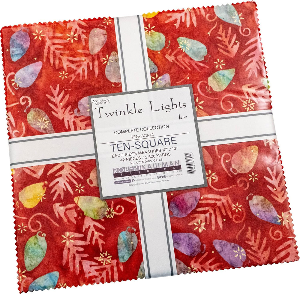 Lunn Studios Artisan Batiks Twinkle Lights 42 10-Inch Squares Layer Cake