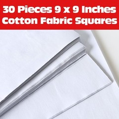 Durable 100% Cotton Fabric Squares – Ideal for Quilting & Crafting Creations
