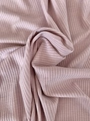 Blush Pink Ribs Stretchy Fabric – Great Quality – By The Yard