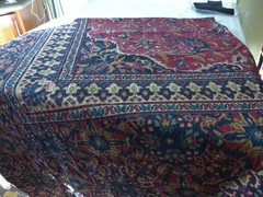 Ralph Lauren POET’S SOCIETY RUG TAPESTRY COTTON FABRIC 113″w X 100″l New
