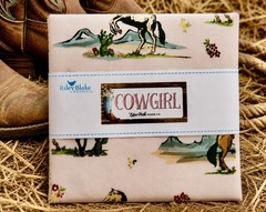 Riley Blake Cowgirl Charm Pack 5” Cut From Layer Cake At Quilt Shop