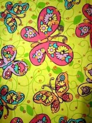 butterfly butterflies sequins fun fabric 21 x 13 inch 1pc new