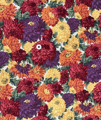 Fall Floral Fat Quarter 18” x 22”, 100% cotton