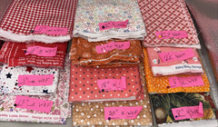 Lot of Cotton Fabric 38 Pcs by WOF of 44″ 12+ Yards 50%+ Lori Holt Farm Girl