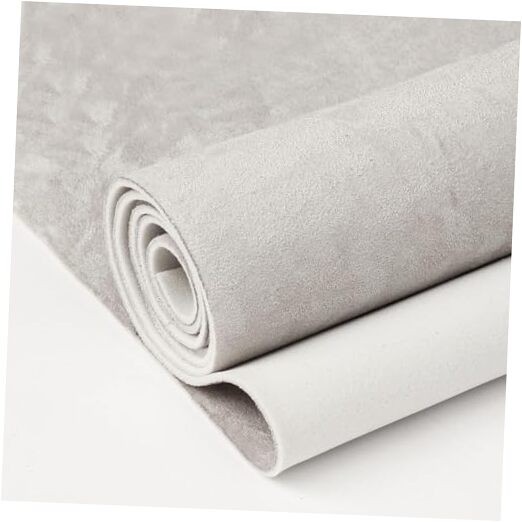 Suede Auto Headliner Fabric 96″ L x 60″ W with Foam Backing – Grey Interior