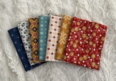 NEW Riley Blake Americana Curated Fat Quarter Bundle Of 7 Fabric Lori Holt