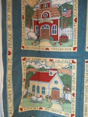 Fabric Traditions Susan Winget #1877 Country Peace Quilting Panels VTG 4 BLOCKS