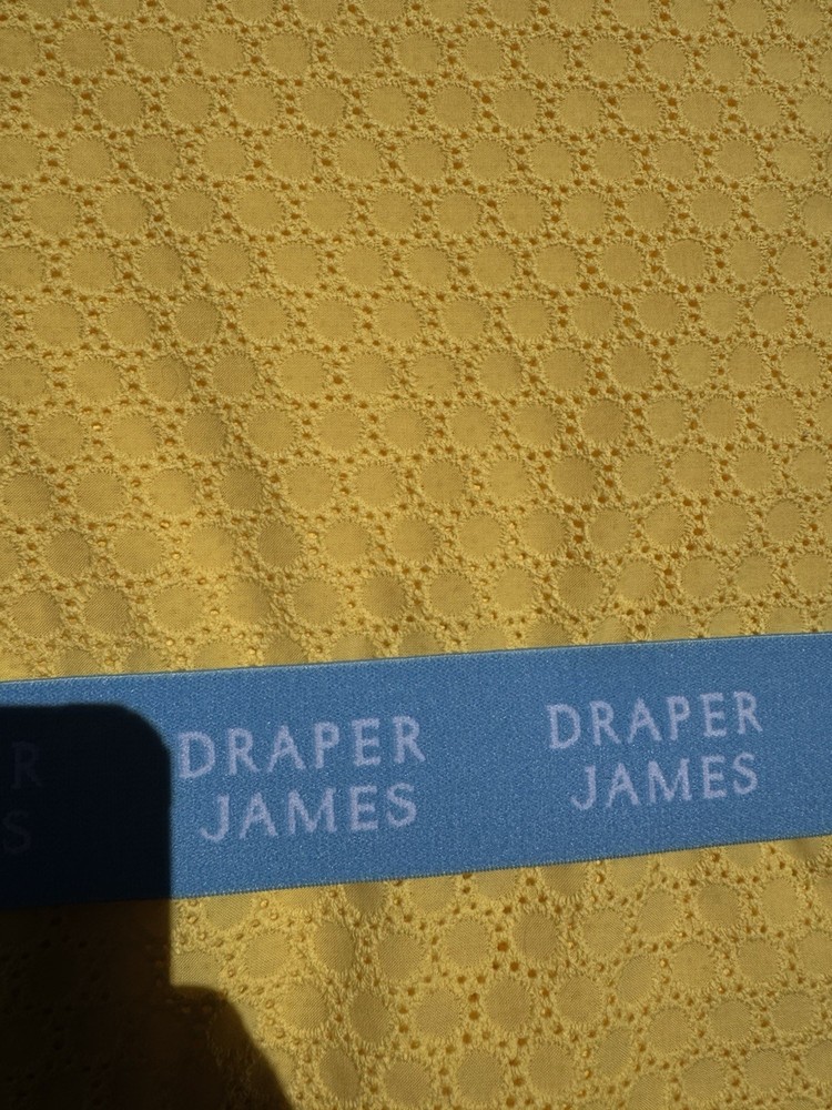 Draper James Specialty Cotton 100% Cotton Eyelet Dot Sunshine Yellow