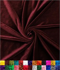 Stretch Velvet Fabric | Luxury & Soft | Velvet Fabric | 60″ Wide Roll | 10% S…
