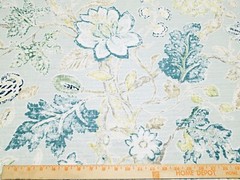 Romolo in Mist BTY 54″ Wide P Kaufmann 100% Cotton Nomad Blue Green Jacobean