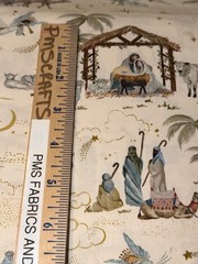 MODA 2026 Christmas Silent Night per yard 100% cotton fabric 36 x 44 Nativity 11