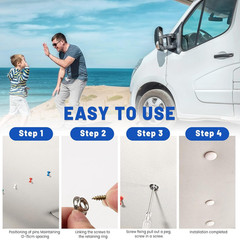 202 Pieces Car Roof Headliner Repair Button Kit, Car Ceiling Fabric Repair Pins