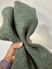 large piec pendleton yakima camp blanket wool scrap crafts repairs heather green