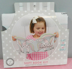 Magical Unicorn Soft Fabric Book Kit by The Land of Whimzie
