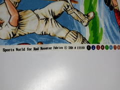 Red Rooster Fabrics Sports World DSN #15550 19″ x 42″