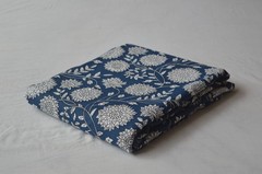 NO TARRIF CHARGES 100% ✅100%Cotton Floral Print Hand Print 15 Yard fabric ZK-8*
