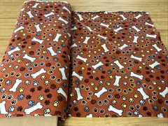 Snuggle Flannel Paws & Bones fabrics JO-ANN FABRICS New 5 Yards Available BTY