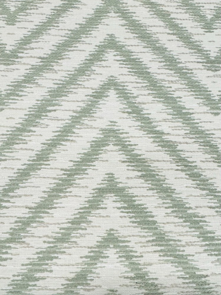 Thibaut OUTDOOR Textured Chenille Chevron Fabric- Aliso / Aloe 2.25 yds W8817