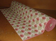 Scottish Thistle Curtain Fabric Rosso Upholstery Cushion Blind Use Jacquard