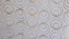Fawn Circles Sheer Curtain Fabric By The Yard, Fawn Sheer Curtain Fabric