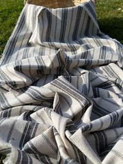 Heavy Weight Softened Linen Cotton Fabric By The Yard 200g/m2 – Upholstery