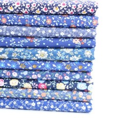 Twill Cotton Fabric Patchwork Floral Cloth Dress Costume Material Sewing Crafts