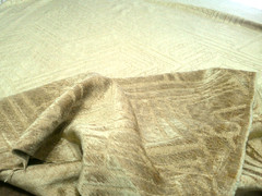 Zinc Textiles Sataria in Ochre Z620/07 Geometric Tone on Tone 3 Yds Luxurious
