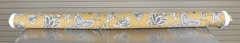 Braemore Design Screen Printed VAT Colors Floral Golden Caramel Fabric 56″W
